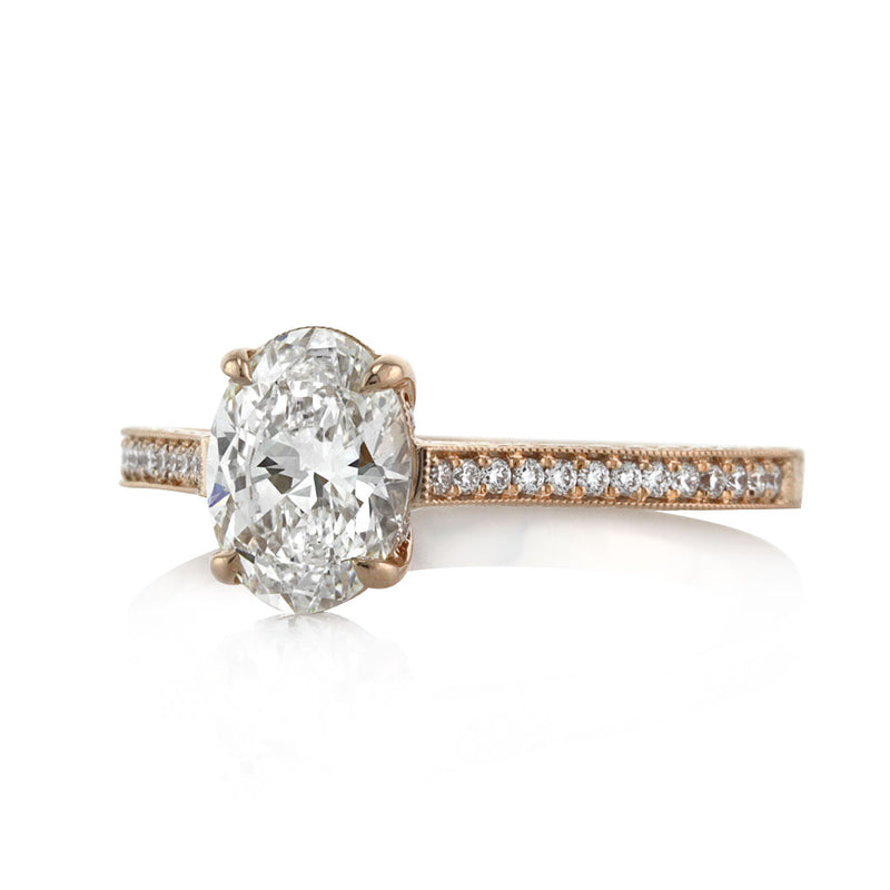 1.45ct Oval Cut Diamond Engagement Ring