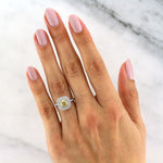 1.90ct Cushion Cut Diamond Engagement Ring