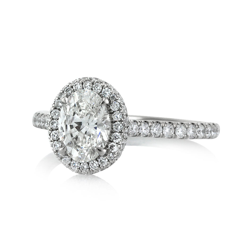 1.72ct Oval Cut Diamond Engagement Ring