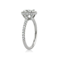 1.72ct Oval Cut Diamond Engagement Ring
