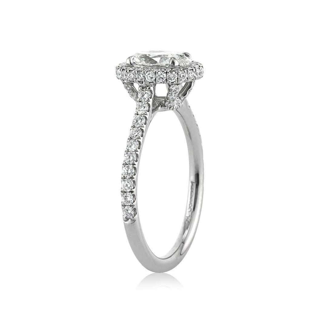 1.72ct Oval Cut Diamond Engagement Ring
