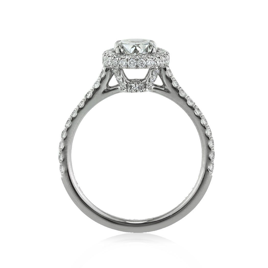 1.72ct Oval Cut Diamond Engagement Ring