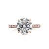3.05ct Round Brilliant Cut Diamond Engagement Ring