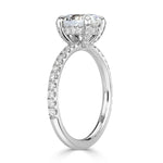 2.11ct Oval Cut Diamond Engagement Ring