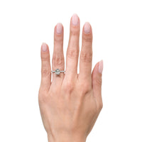 2.11ct Oval Cut Diamond Engagement Ring