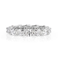 2.50ct Oval Cut Diamond Eternity Band in Platinum