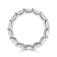 2.50ct Oval Cut Diamond Eternity Band in Platinum