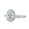 1.51ct Oval Cut Diamond Engagement Ring