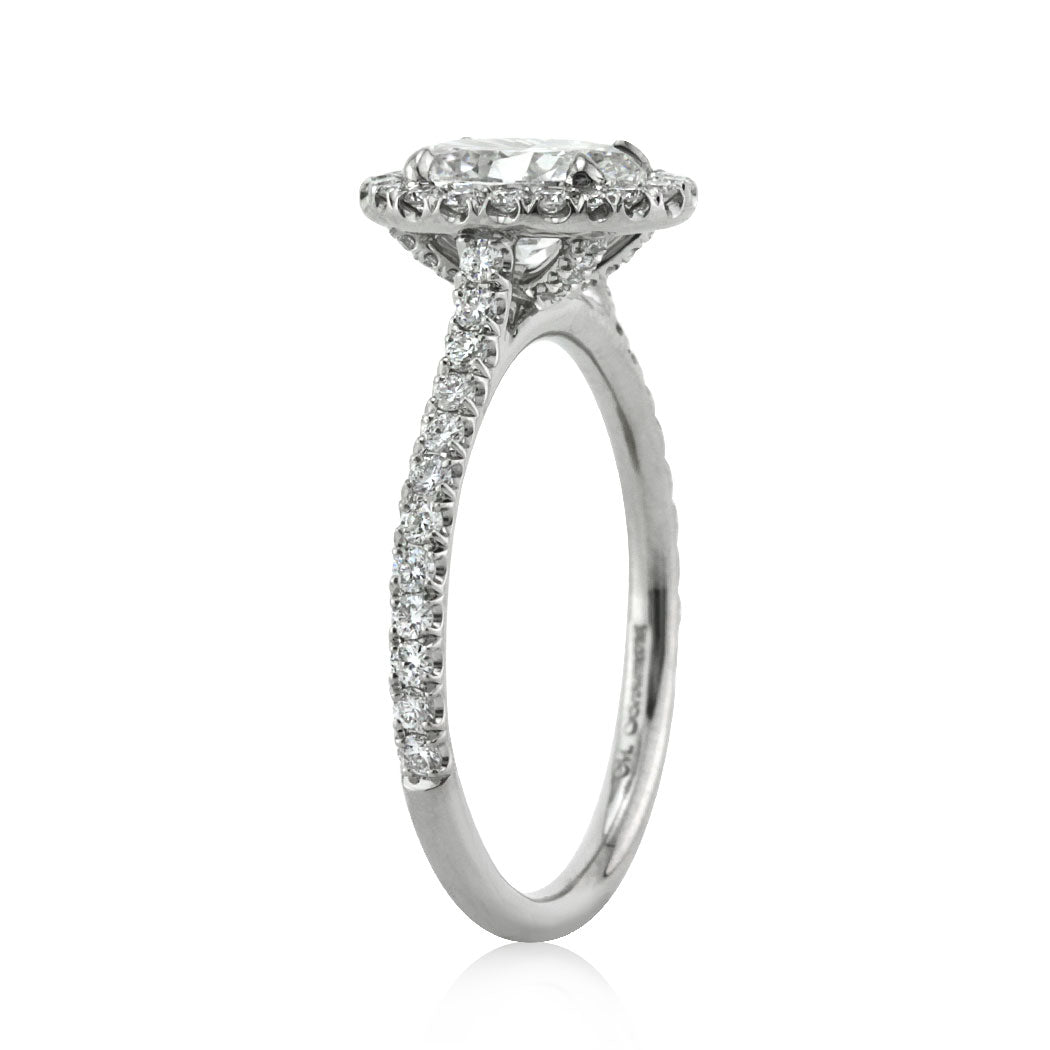 1.51ct Oval Cut Diamond Engagement Ring