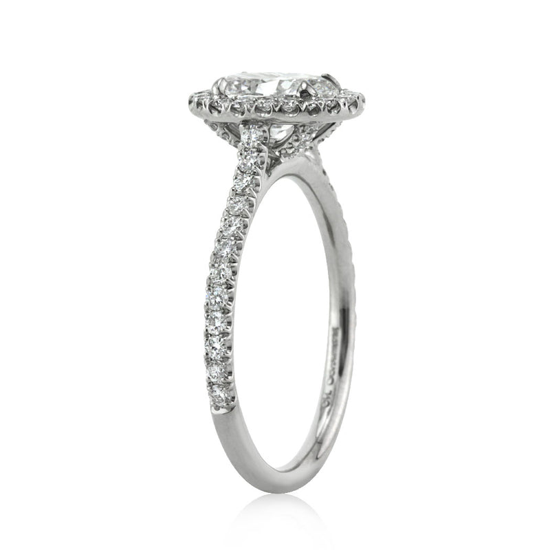 1.51ct Oval Cut Diamond Engagement Ring