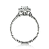 1.51ct Oval Cut Diamond Engagement Ring