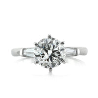 2.15ct Round Brilliant Cut Diamond Three-Stone Engagement Ring