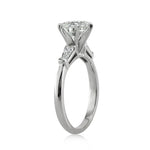 2.15ct Round Brilliant Cut Diamond Three-Stone Engagement Ring