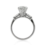 2.15ct Round Brilliant Cut Diamond Three-Stone Engagement Ring