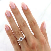 2.15ct Round Brilliant Cut Diamond Three-Stone Engagement Ring