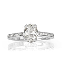 1.40ct Oval Cut Diamond Engagement Ring