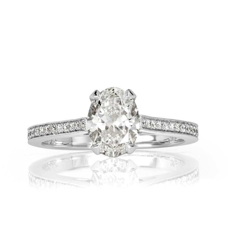 1.40ct Oval Cut Diamond Engagement Ring