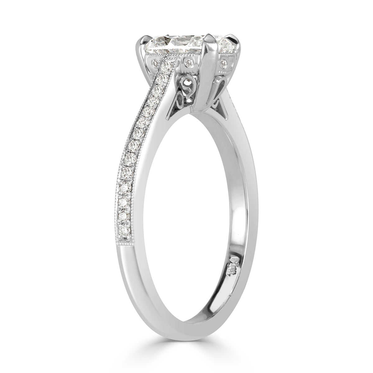 1.40ct Oval Cut Diamond Engagement Ring
