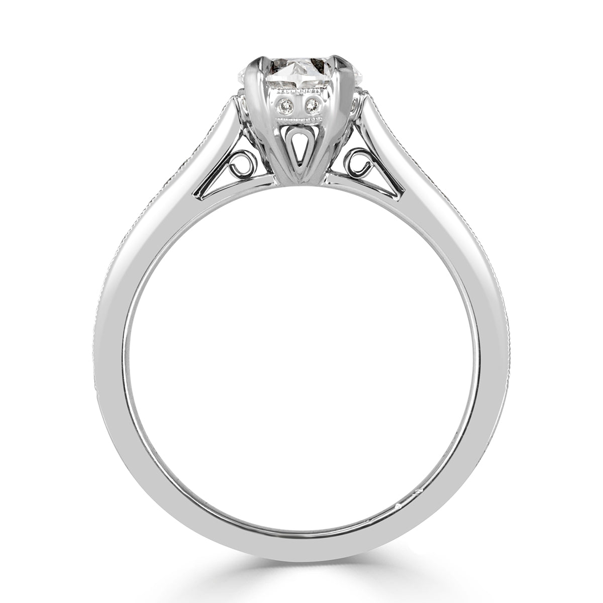 1.40ct Oval Cut Diamond Engagement Ring