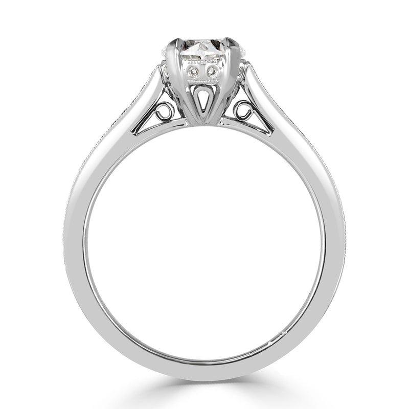 1.40ct Oval Cut Diamond Engagement Ring