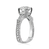 3.25ct Round Brilliant Cut Diamond Ring