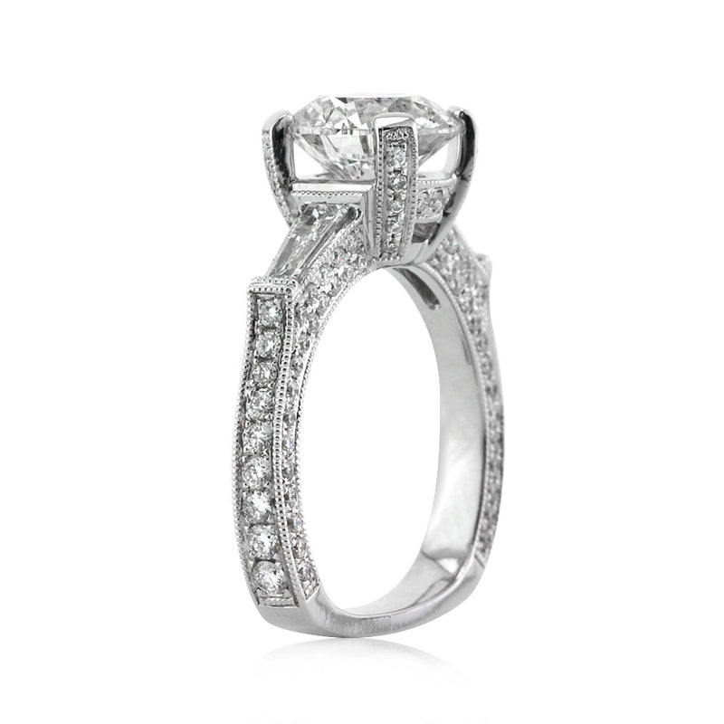 3.25ct Round Brilliant Cut Diamond Ring