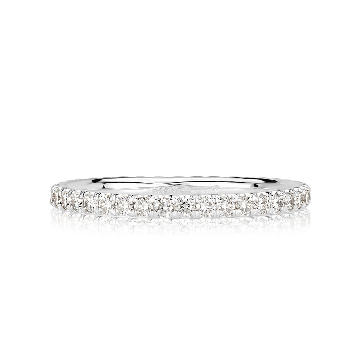 0.50ct Round Brilliant Cut Diamond Eternity Band in 18k White Gold