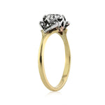 0.94ct Old Mine Cut Diamond Engagement Ring