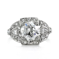 2.05ct Old European Cut Diamond Engagement Ring