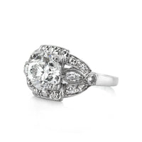 2.05ct Old European Cut Diamond Engagement Ring