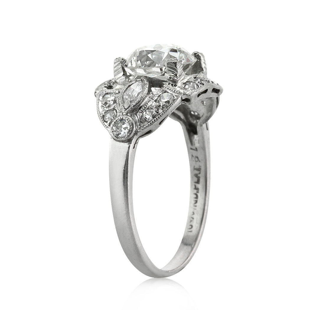 2.05ct Old European Cut Diamond Engagement Ring