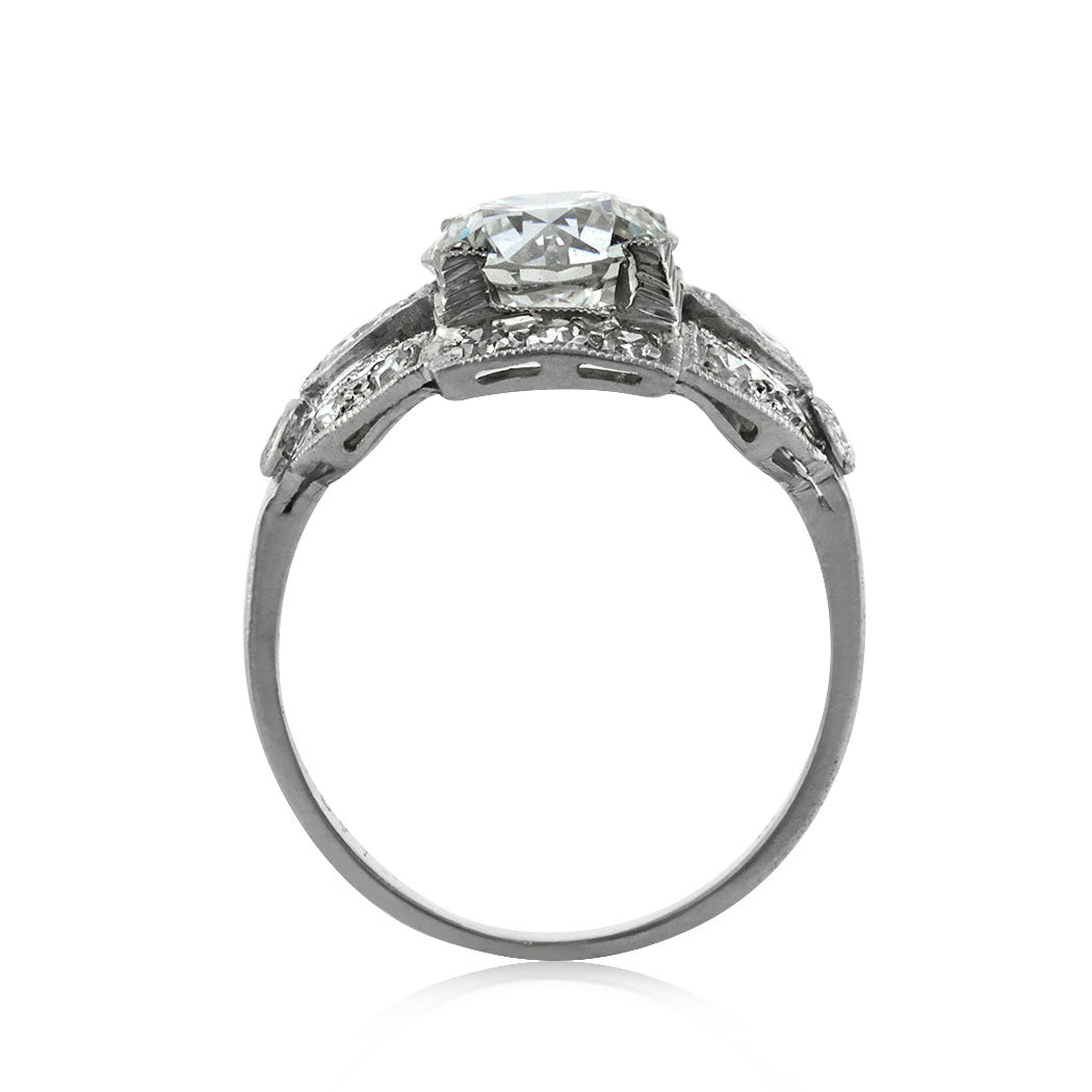 2.05ct Old European Cut Diamond Engagement Ring