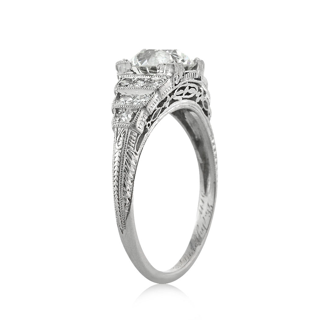 1.72ct Old European Cut Diamond Engagement Ring