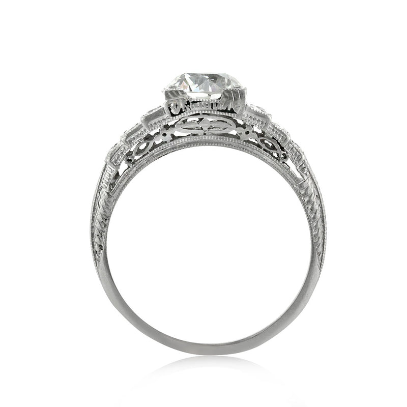 1.72ct Old European Cut Diamond Engagement Ring