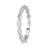 1.00ct Marquise Cut Diamond Eternity Band in 18k White Gold