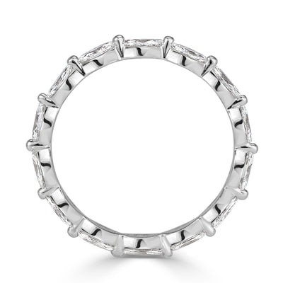 1.00ct Marquise Cut Diamond Eternity Band in 18k White Gold