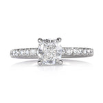 1.45ct Cushion Cut Diamond Engagement Ring