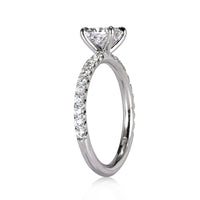 1.45ct Cushion Cut Diamond Engagement Ring