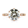 3.59ct Round Brilliant Cut Diamond Engagement Ring
