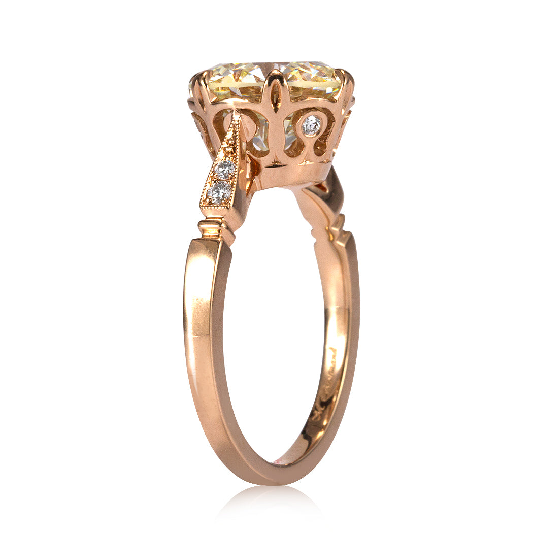 3.59ct Round Brilliant Cut Diamond Engagement Ring