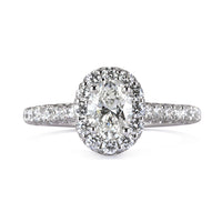 1.94ct Oval Cut Diamond Engagement Ring