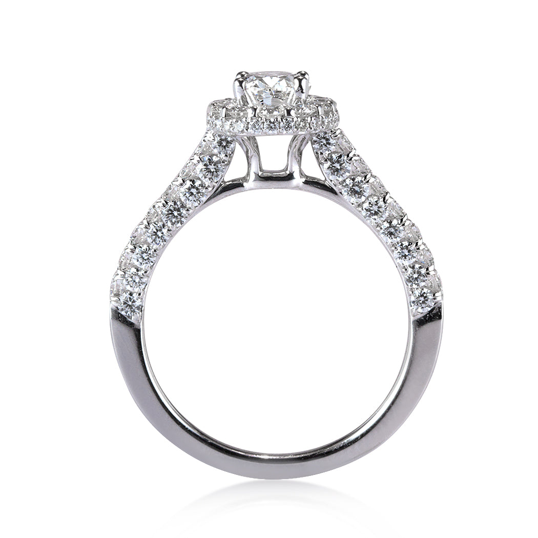 1.94ct Oval Cut Diamond Engagement Ring