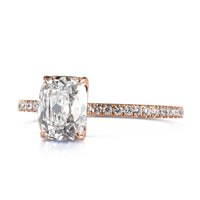 1.76ct Old Mine Cut Diamond Engagement Ring