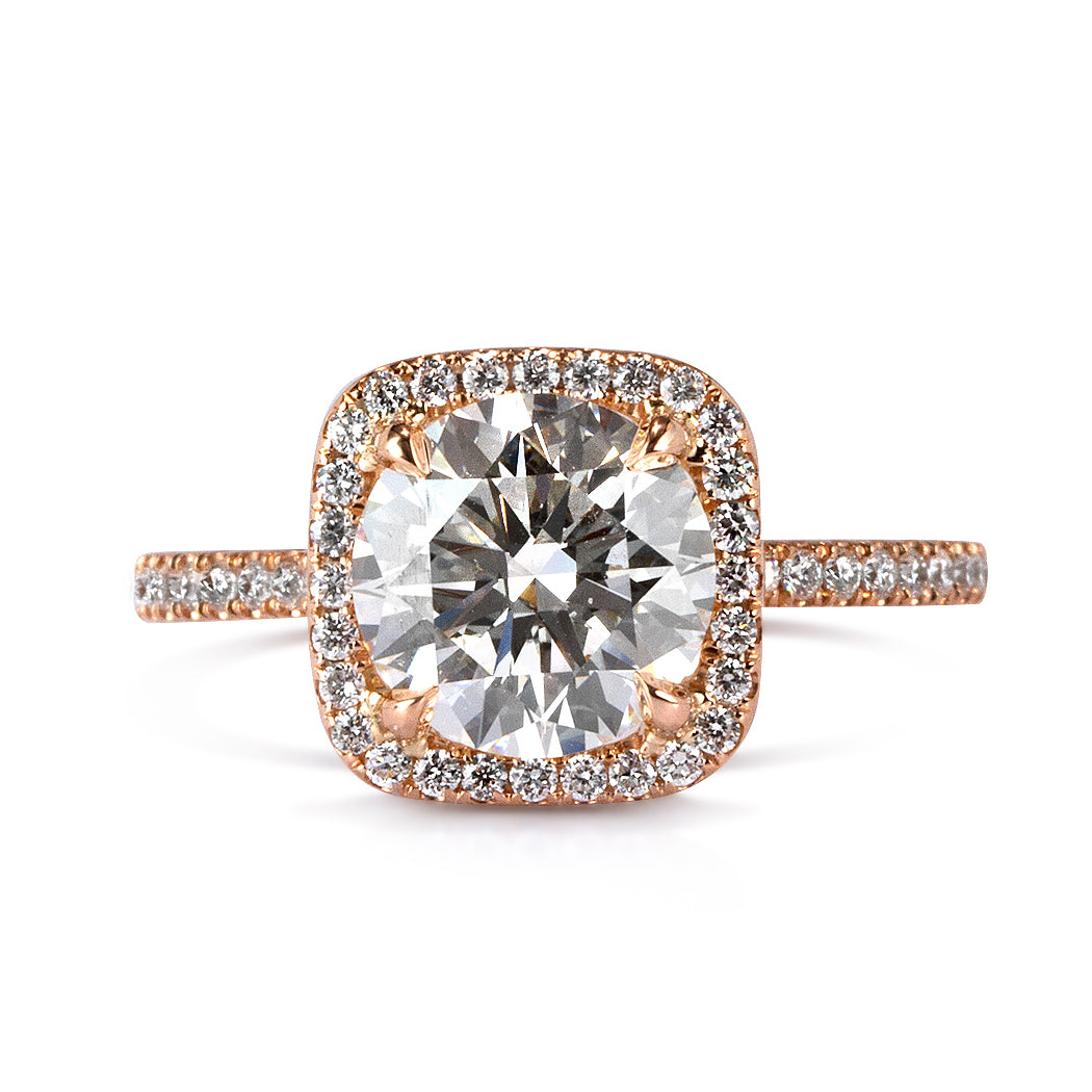 2.54ct Round Brilliant Cut Diamond Engagement Ring