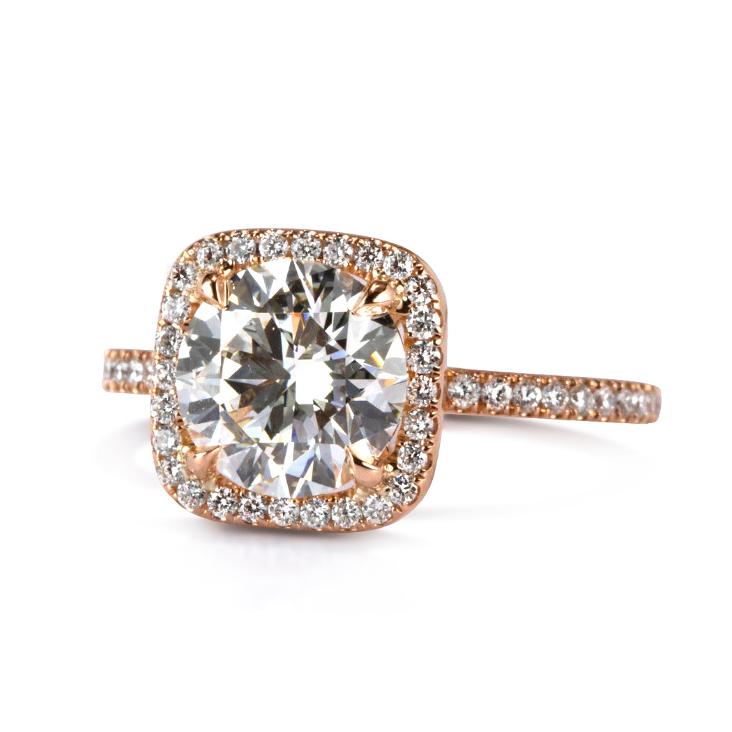 2.54ct Round Brilliant Cut Diamond Engagement Ring