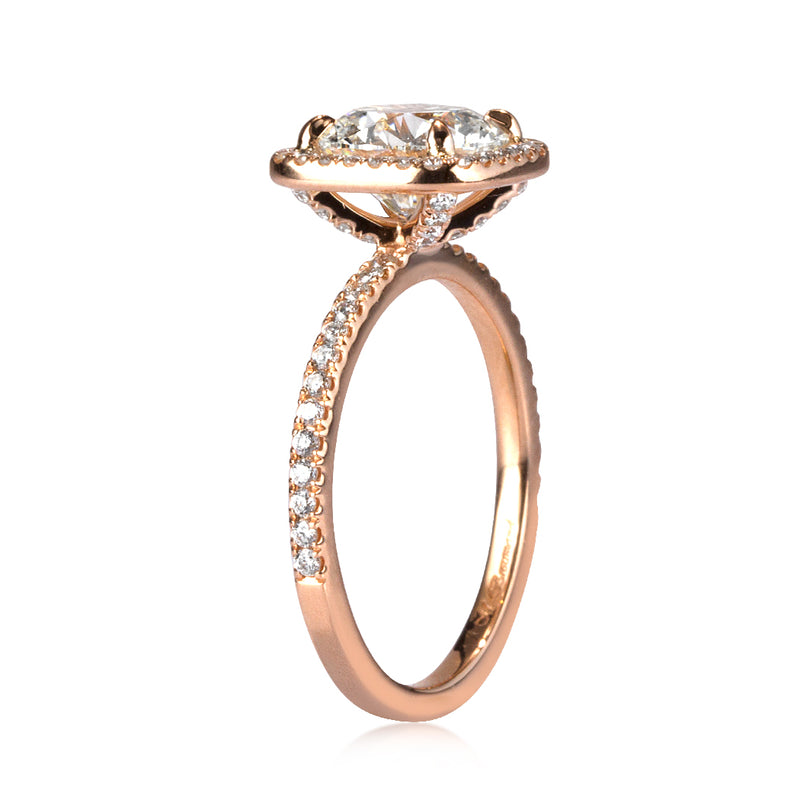 2.54ct Round Brilliant Cut Diamond Engagement Ring