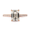 2.38ct Emerald Cut Diamond Engagement Ring