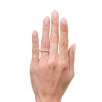 2.50ct Oval Cut Diamond Eternity Band in Platinum