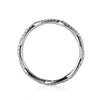 0.35ct Round Brilliant Cut Diamond Twist Eternity Band in 18k White Gold