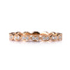 0.35ct Round Brilliant Cut Diamond Eternity Band in 18k Rose Gold